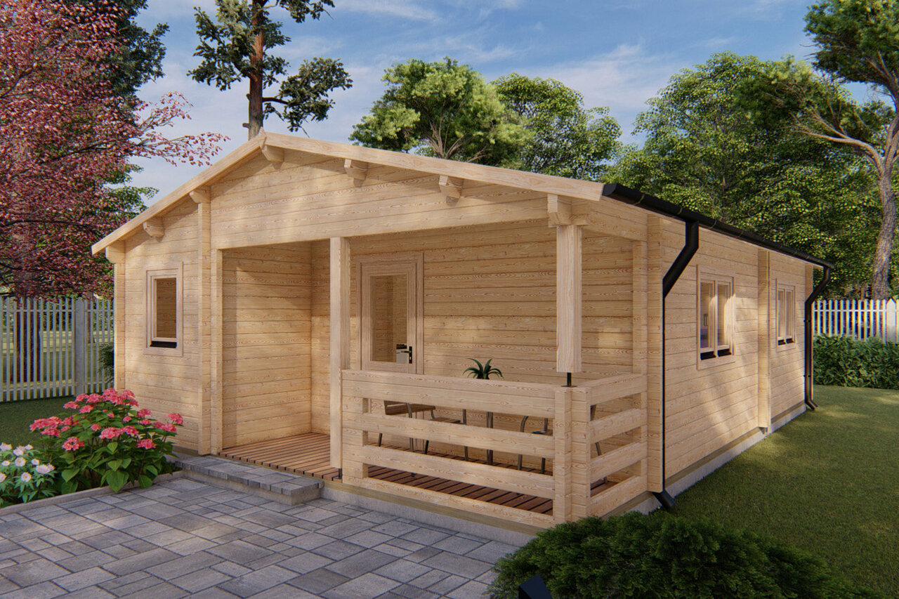 Wolff Finnhaus Ferienhaus Växjö 53 - 68 mm