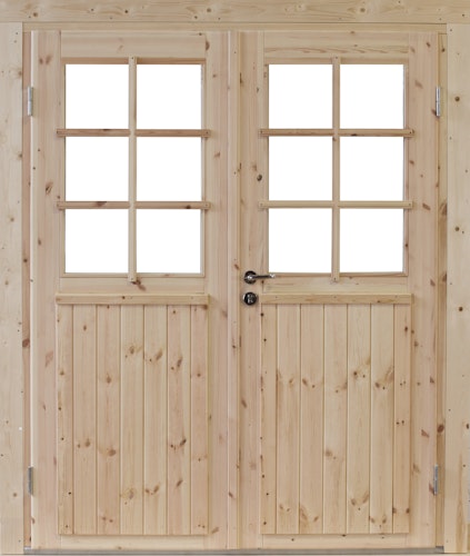 Wolff Finnhaus Gartenhaus Gerätehaus Pulti 34-B  Typ 2 mit 300 cm Seitendach C