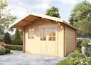 Vorschaubild Wolff Finnhaus Blockbohlenhaus Lisa 44-A/B/C XL isolierverglast