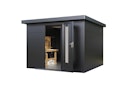 Vorschaubild Wolff Finnhaus Premium Metall Gartenhaus Hakon 3030 Anthrazit