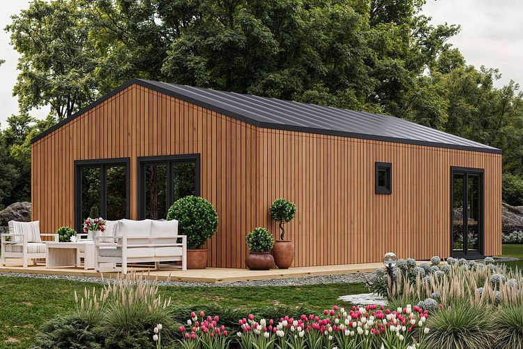 Wolff Finnhaus Ferienhaus Kunlun 57 - 68 mm