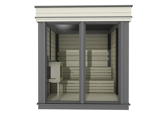 Wolff Finnhaus Saunahaus Paradiso 2x2 (1-Raum)