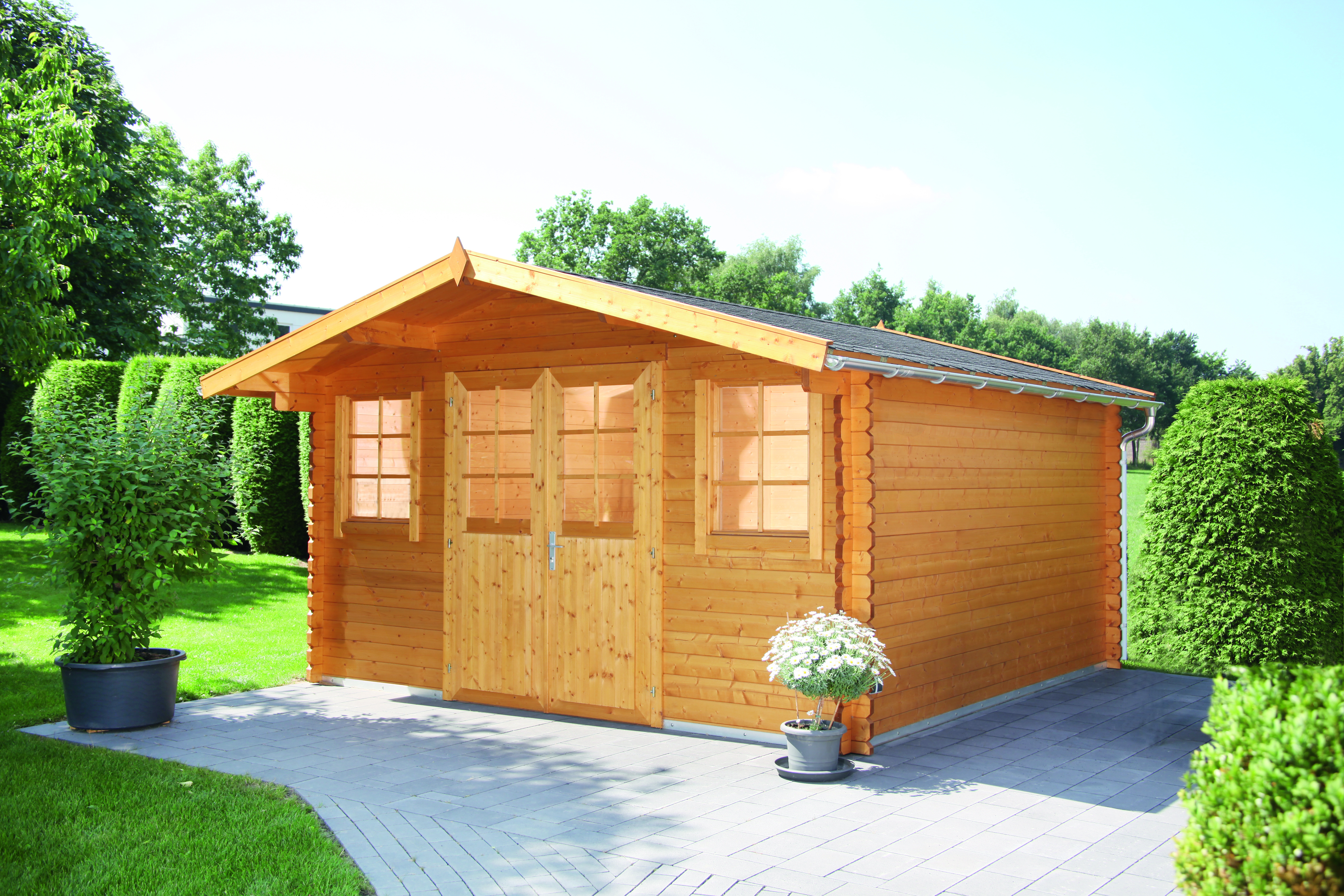 Wolff Finnhaus Gartenhaus Rotterdam classic 40 mm - Aktionsmodell