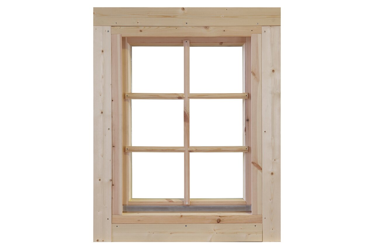 Wolff Finnhaus Einzelfenster 1-Hand-Dreh-/Kipp 44 mm