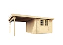 Vorschaubild Wolff Finnhaus Gartenhaus Gerätehaus Pulti 34-B  Typ 2 mit 300 cm Seitendach C