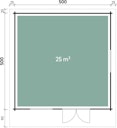 Vorschaubild Wolff Finnhaus Gartenhaus Nordkap 70-A/B/C/D/F/G/L/M isolierverglast