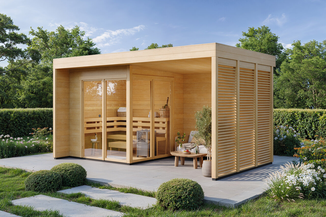 Wolff Finnhaus Saunahaus Vibeke 4722 - 44 mm