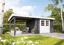 Vorschaubild Wolff Finnhaus Gartenhaus Gerätehaus Pulti 34-B  Typ 2 mit 300 cm Seitendach C