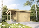 Vorschaubild Wolff Finnhaus Gartenhaus Gerätehaus Pulti 34-B  Typ 1 mit 150 cm Seitendach A