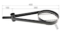 Vorschaubild Wolff Finnhaus Grillkota Basic: Kleiner Grillhalter mit langem Arm
