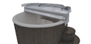 Vorschaubild Wolff Finnhaus Badebottich Hot Tub Ø 200 cm Thermoholz mit Außenofen & GFK-Wanne