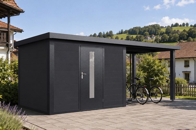 Wolff Finnhaus WPC Gartenhaus Frode - 28 mm