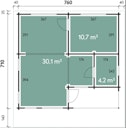 Vorschaubild Wolff Finnhaus Gartenhaus Ferienhaus Odenwald 70-A