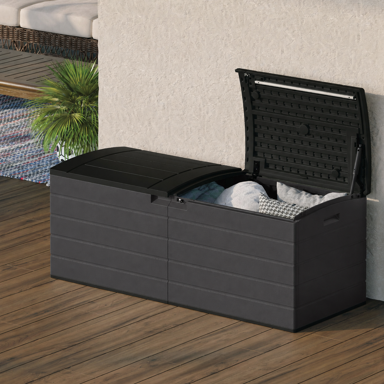 Suncast Kunststoff-Gartenbox 454 L
