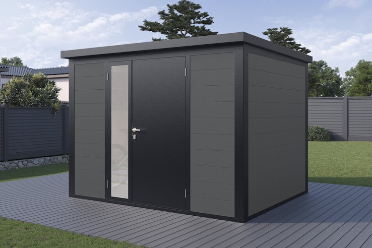 Wolff Finnhaus WPC Gartenhaus Asger - 19 mm