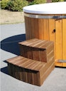 Vorschaubild Wolff Finnhaus Badebottich Hot Tub Typ 5 Ø 225 cm mit Acrylwanne, Massagesystem, Luftsprudelsystem & LED-Beleuchtung