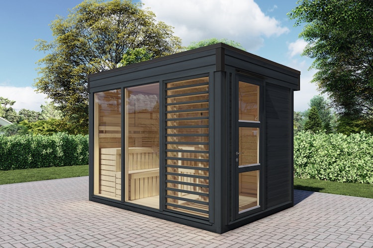 Wolff Finnhaus Saunahaus Paradiso 3x2 (1-Raum/2-Raum)