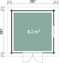 Vorschaubild Wolff Finnhaus WPC Gartenhaus Trend D - 28 mm