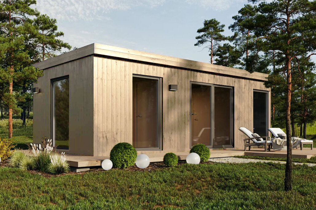 Wolff Finnhaus Design-Gartenhaus Helme 7734 isolierverglast - 94 mm  