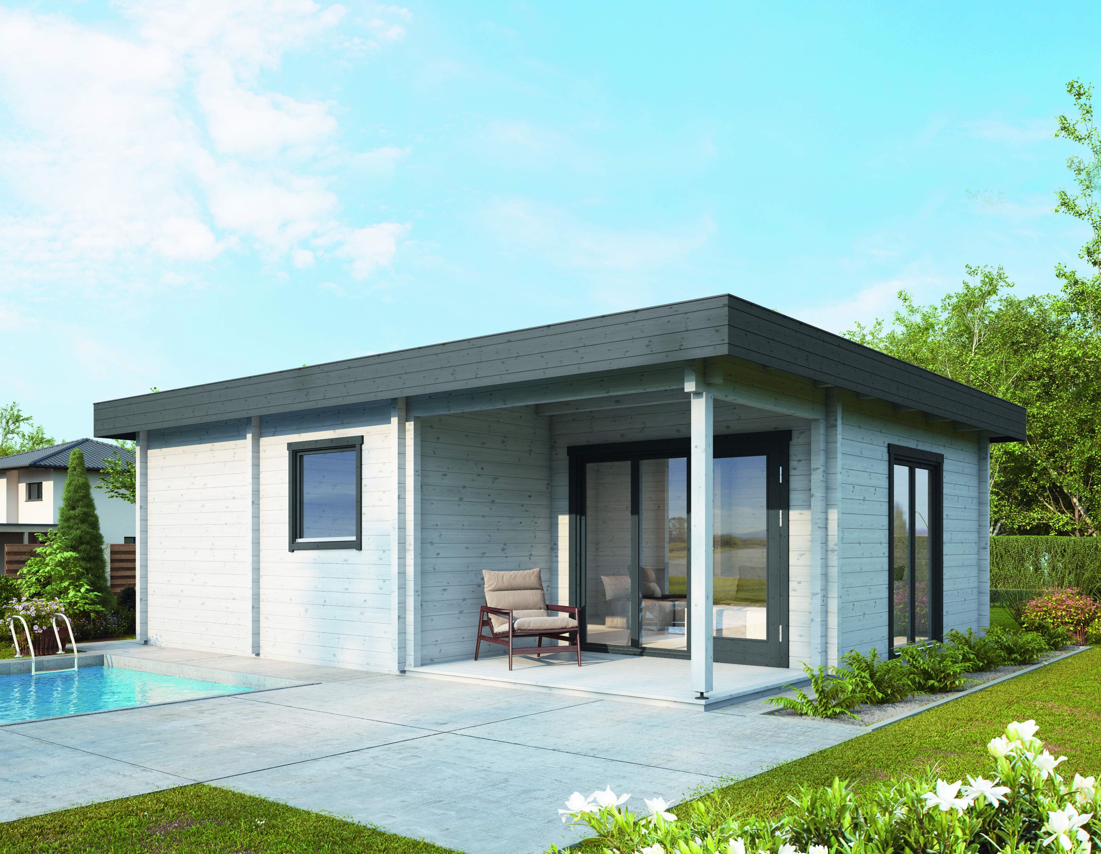 Wolff Finnhaus Gartenhaus Ferienhaus Taunus