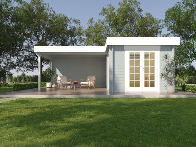 Wolff Finnhaus Gartenhaus Hermosa 6848 - 70 mm 