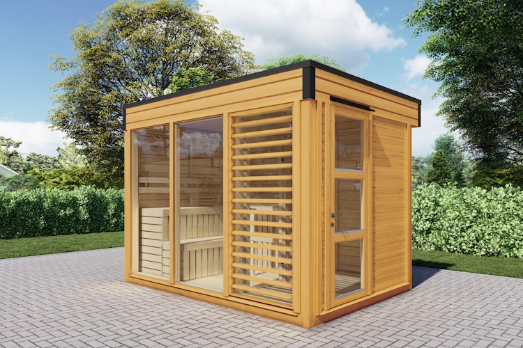 Wolff Finnhaus Saunahaus Paradiso 3x2 (1-Raum/2-Raum)