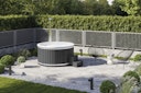 Vorschaubild Wolff Finnhaus Badebottich Hot Tub Typ 2 Ø 200 cm mit Acrylwanne & LED-Beleuchtung
