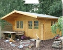 Vorschaubild Wolff Finnhaus Gartenhaus Nordkap 44-D/F/M isolierverglast