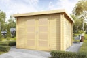 Vorschaubild Wolff Finnhaus Blockbohlenhaus Pia 3024 - 34 mm