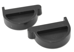 Endstück links zum Kleben Typ 250 braun (1 Stück)