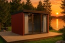 Vorschaubild Wolff Finnhaus Design-Gartenhaus Orland 3334 isolierverglast - 94 mm  