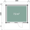 Vorschaubild Wolff Finnhaus Blockbohlenhaus Monika 34-A/B