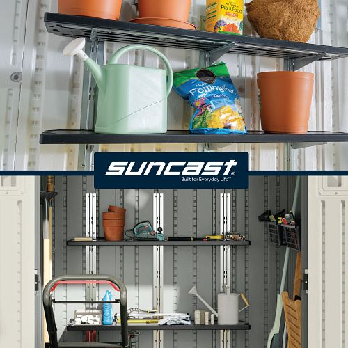 Suncast Wandregal-Set (2 St. Regalböden)