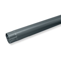 Fallrohr Metall 200 cm dunkelgrau DN75