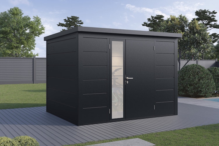 Wolff Finnhaus Metall Gartenhaus Ulrik