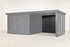 Wolff Finnhaus Rückwand Terrasse 24 für Premium Metall Gartenhäuser Wolff Finnhaus Rückwand Terrasse 24 für Premium Metall GartenhäuserZubehörbild