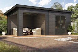 Wolff Finnhaus WPC Gartenhaus Tona 6030 - 28 mm