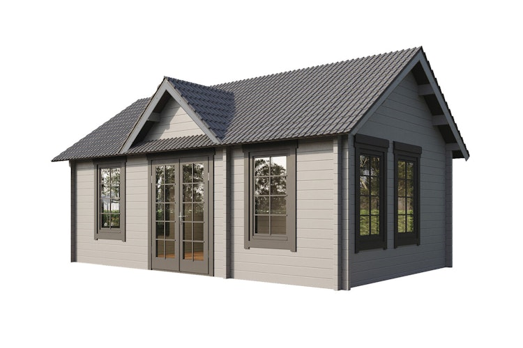 Wolff Finnhaus Gartenhaus Sandwald 2670 - 70 mm