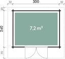 Vorschaubild Wolff Finnhaus Blockbohlenhaus Bibertal 28-XS/A/B