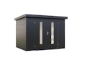 Vorschaubild Wolff Finnhaus Premium Metall Gartenhaus Eirik 3024 Anthrazit