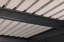 Vorschaubild Wolff Finnhaus Premium Metall Gartenhaus Eirik 2424 Anthrazit