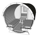 Vorschaubild Wolff Finnhaus Campingfass Sylt 446 2-Raum 