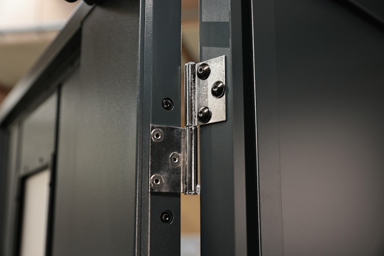 Wolff Finnhaus Premium Metall Gartenhaus Eirik 2424 Anthrazit