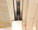 Vorschaubild Wolff Finnhaus Gartenhaus Gerätehaus Pulti 34-B  Typ 2 mit 300 cm Seitendach C