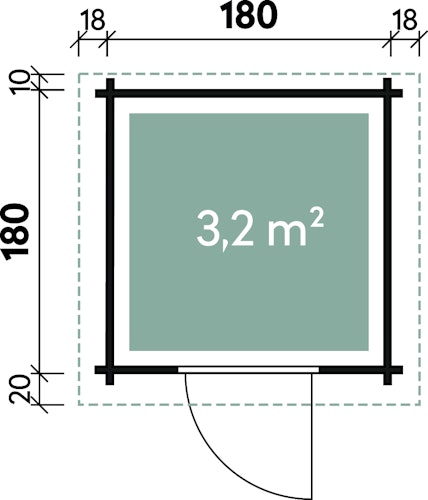 Wolff Finnhaus Blockbohlenhaus Max 28