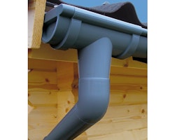 Kunststoff Dachrinnenset für Wolff Finnhaus Gartenhaus Katrin 44/58-A/B/C