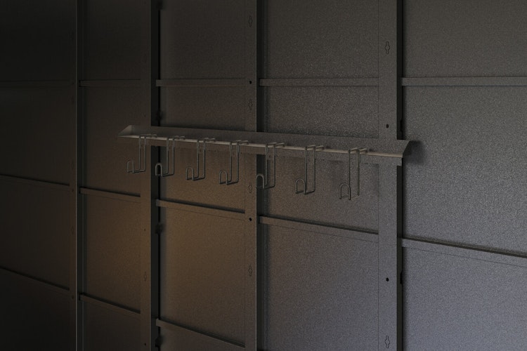 Wolff Finnhaus Gerätehaken-Set für Metall-Gartenhäuser