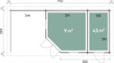 Vorschaubild Wolff Finnhaus Gartenhaus 5-Eckhaus Maja 40-B / 2-Raum