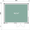 Vorschaubild Wolff Finnhaus Gartenhaus Nordkap 70-A/B/C/D/F/G/L/M isolierverglast
