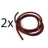 Silikonkabelset (2 x 6,5 Meter) für den Anschluss von Karibu/Weka 4,5 + 7,5 + 9 kW Öfen (finnisch) mit externer Steuerung Silikonkabelset (2 x 6,5 Meter) für den Anschluss von Karibu/Weka 4,5 + 7,5 + 9 kW Öfen (finnisch) mit externer SteuerungZubehörbild